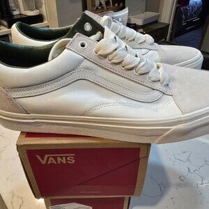 Vans OLD SKOOL OVERSIZED LACE VN0007NTWGR White Green Skateboarding MENS 12 NEW